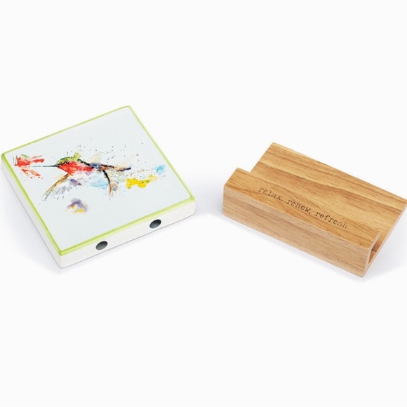 Dean Crouser. DEMDACO. Essential Oil Diffuser. Hummingbird. Flower. Watercolor - Picture 4 of 14